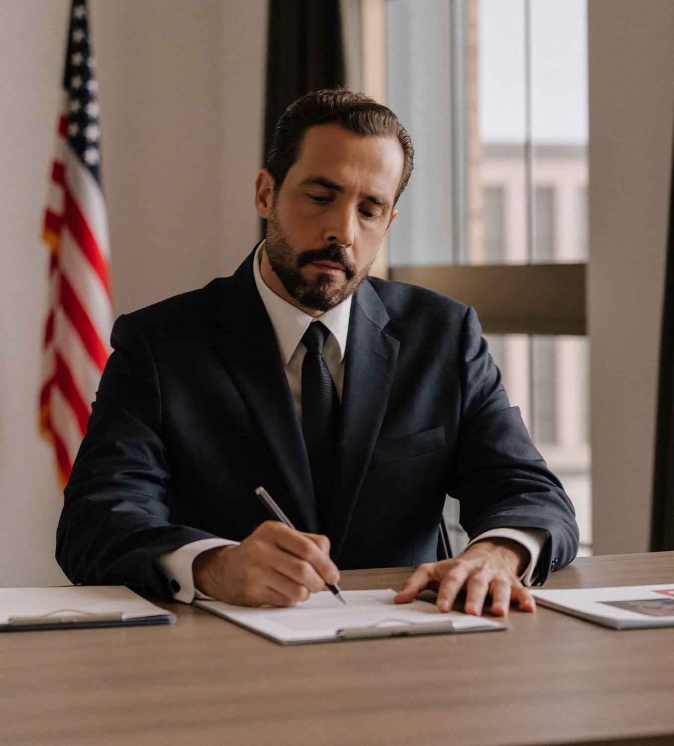 A vendor document review, checked against AAI's compliance list before an RFQ goes out